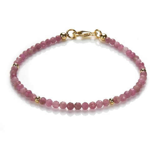 Bracciale rosa tormalina